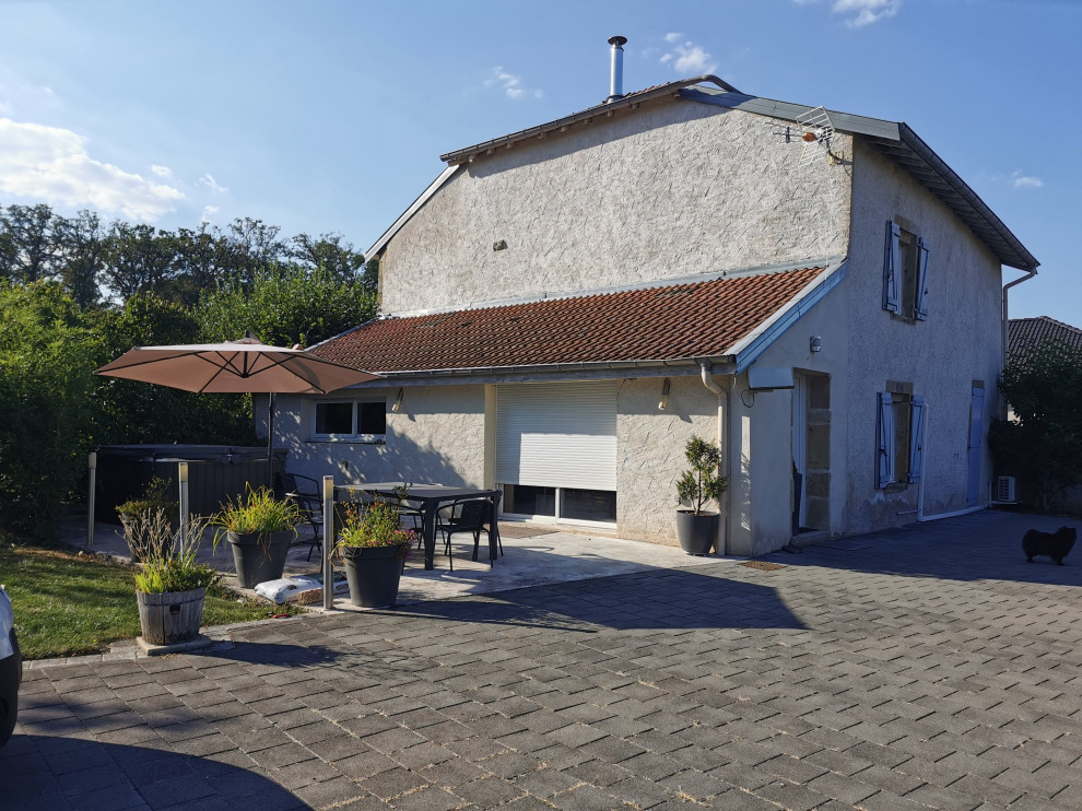 Projet en court Extension et pergola bioclimatique