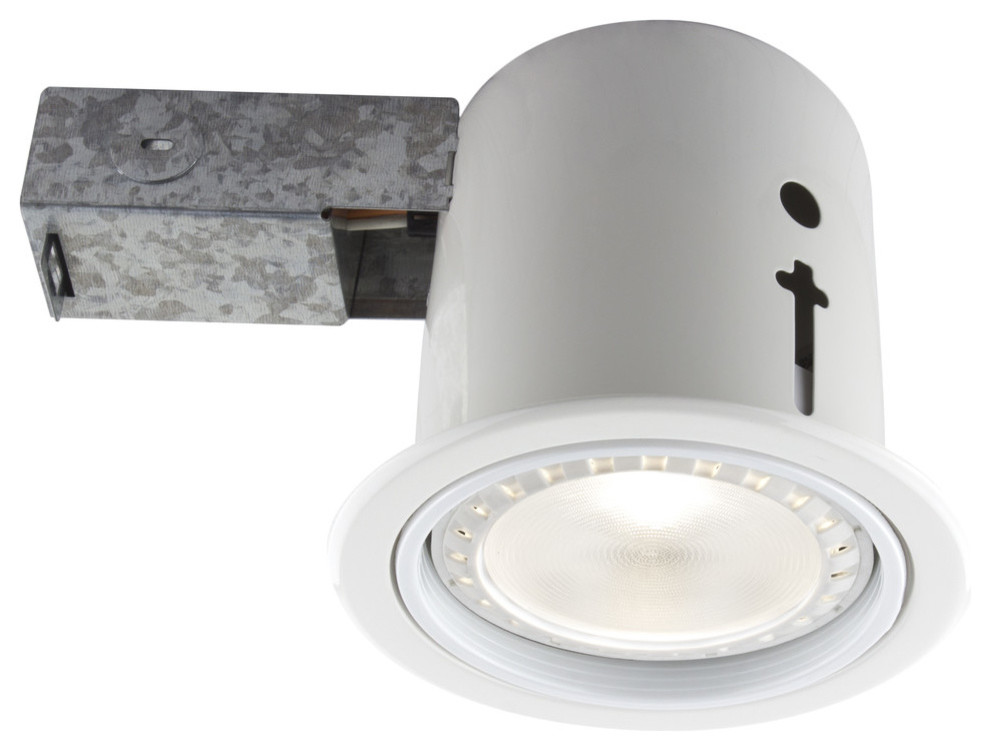 5" White Recessed LED Lighting Kit With PAR30 Bulb Included