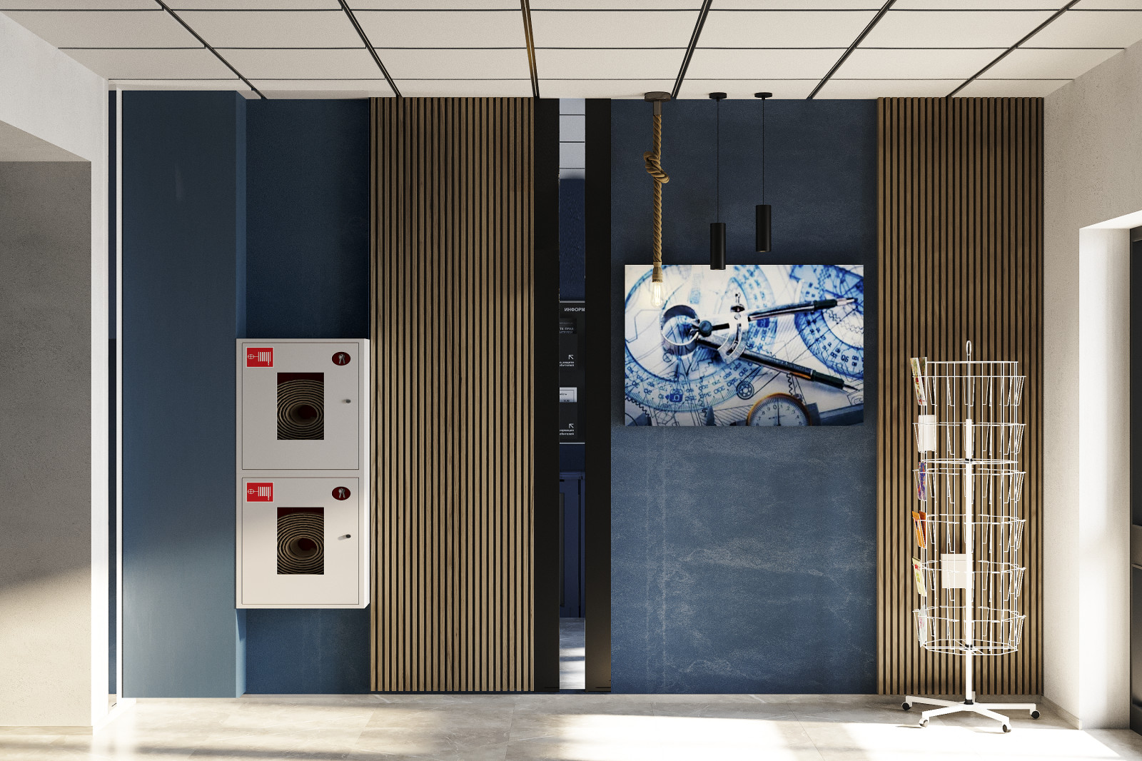 Проект лестничного проема завода СЭП