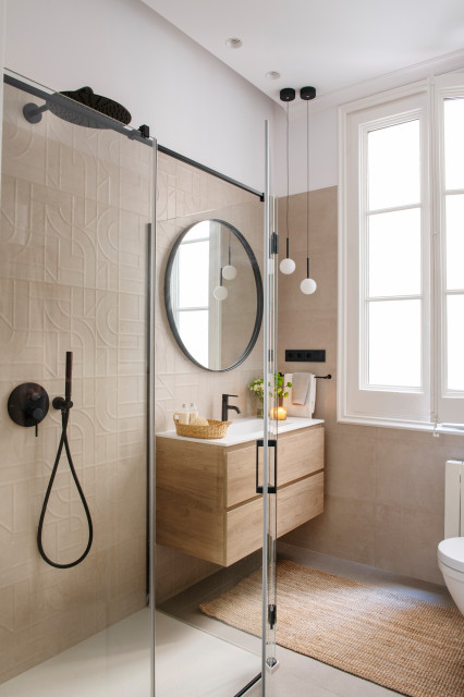 Refoma "Diputaci&oacute;" classique-chic-salle-de-bain
