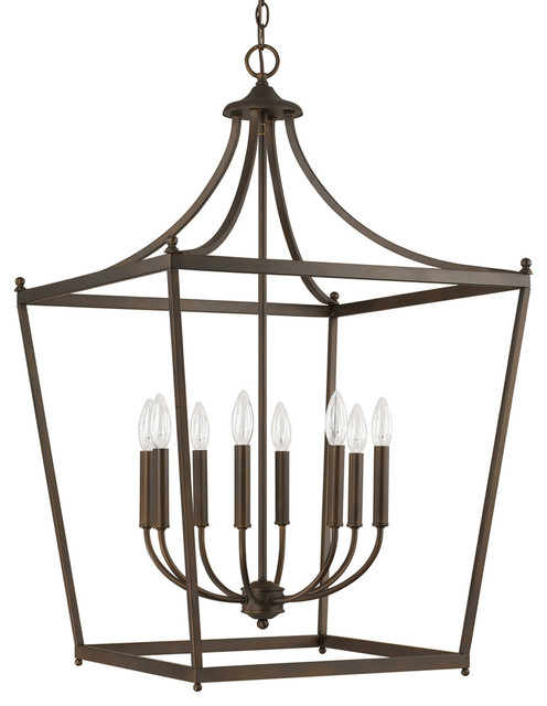 Capital Lighting 9553BB Stanton 8-Light Foyer, Burnished Bronze