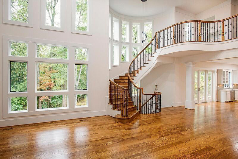 35_Old World Staircase Design with Traditional Balustrade System, Burke VA 22015