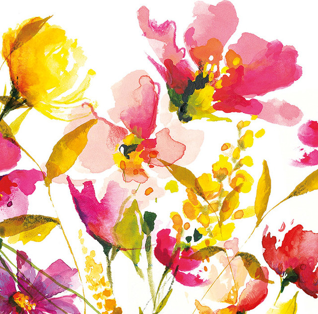 "Summer Scent" Printed Canvas by Nicola Evans, 40x40 cm