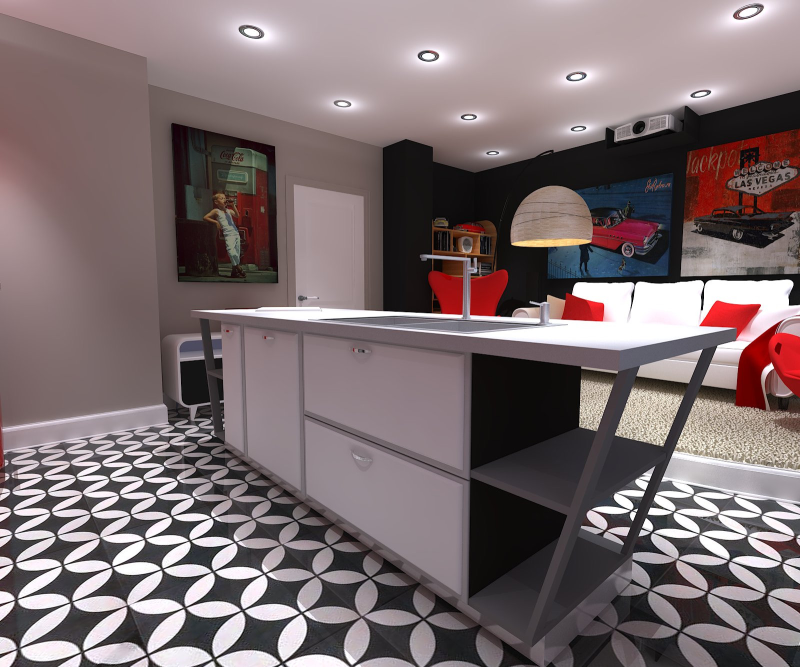 Остров на кухне