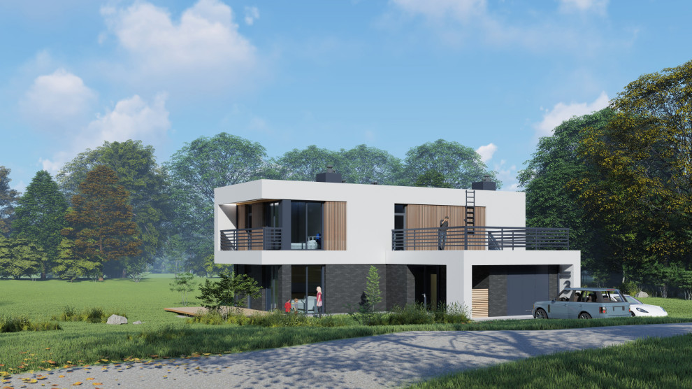 Modern house 150/185+50