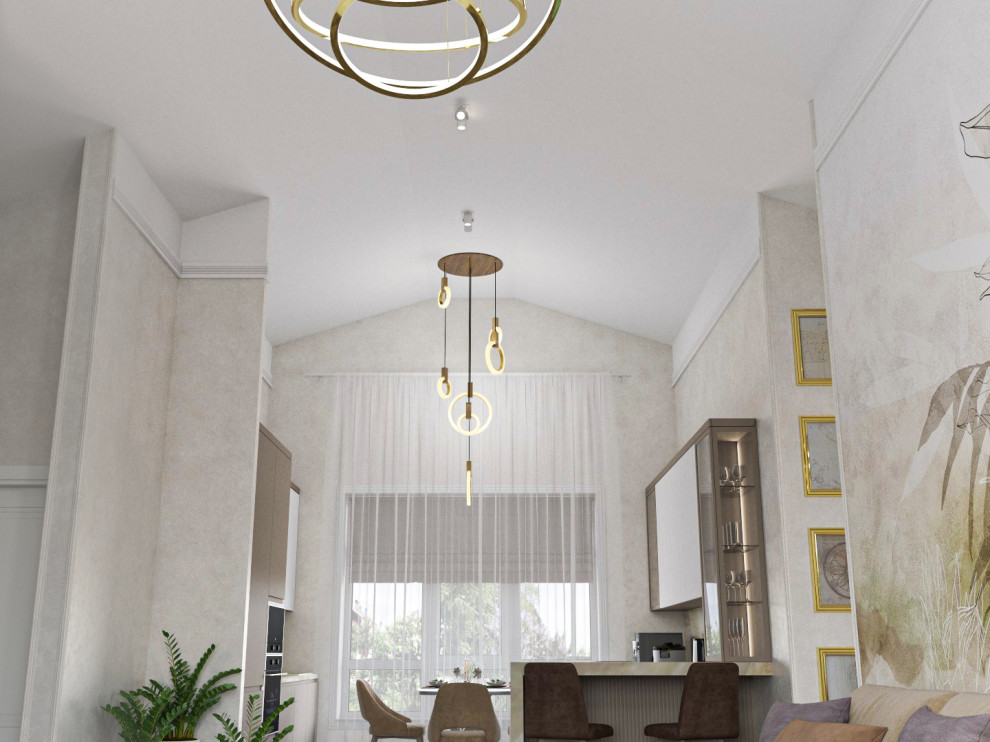 Загородный дом с выходом на террасу