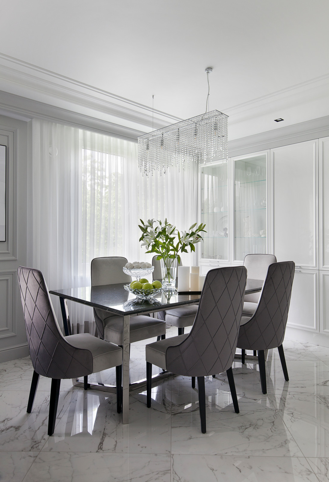 Интерьер квартиры в стиле современной классики 105 кв.м.