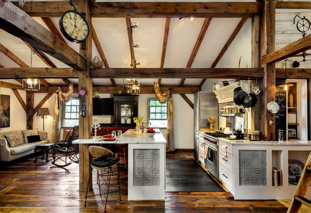 Barn Restoration country-cucina