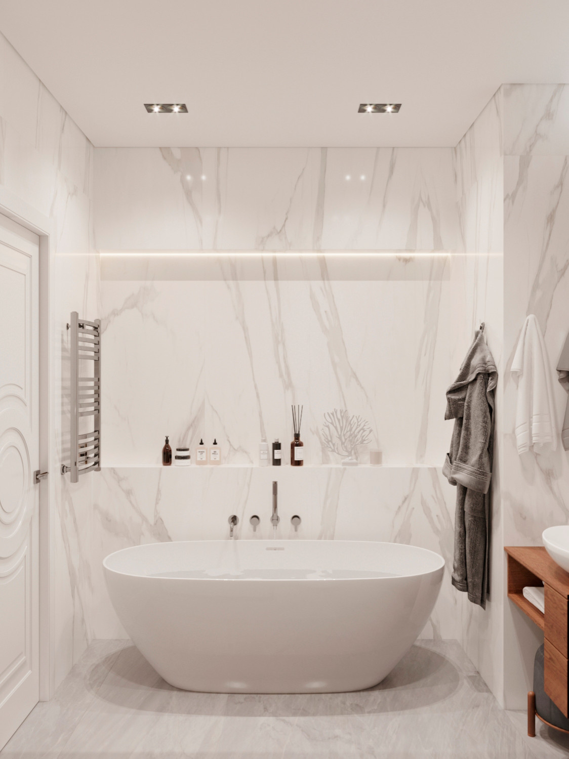 Ванная комната в таунхаусе