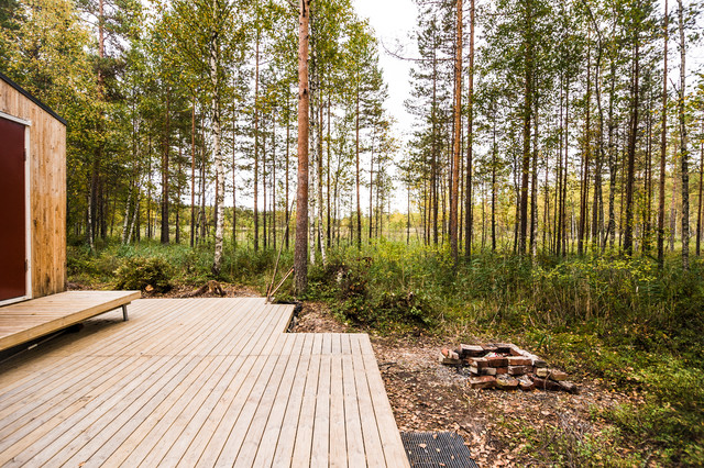 Cabin in Finland skandinavisk-terrasse