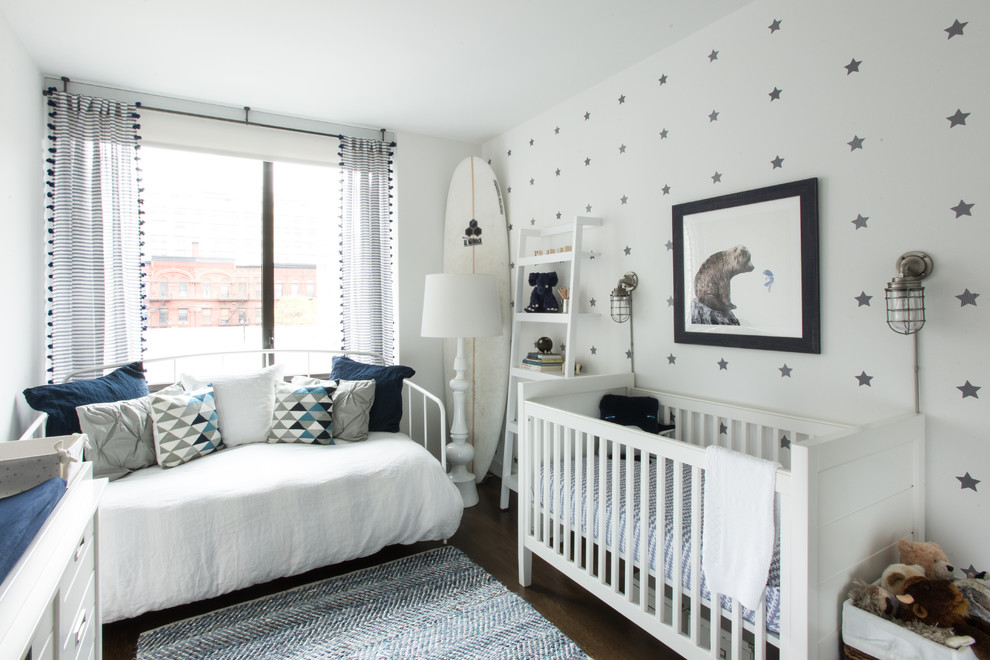 Источник вдохновения для домашнего уюта: комната для малыша в морском стиле