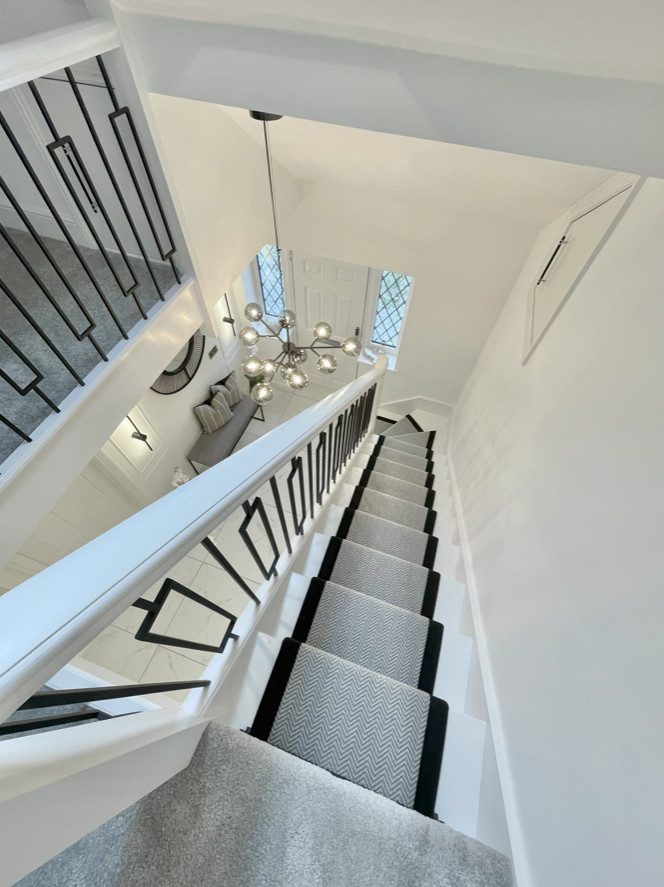 Black & White Luxury Hallway Entrance