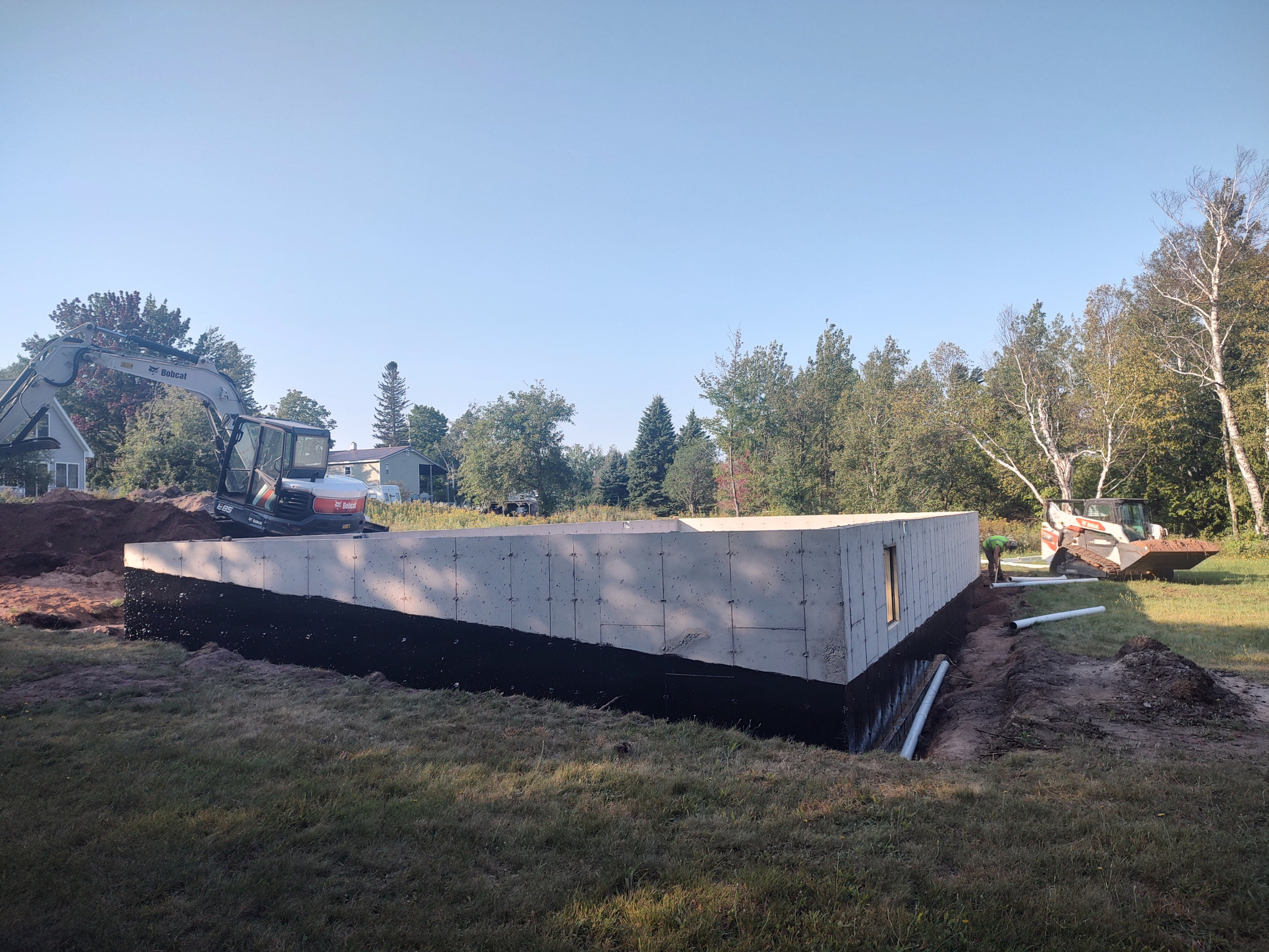 poured wall foundation