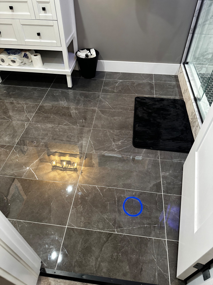 Largie Road - Modern Basement Bathroom - Dutton, ON
