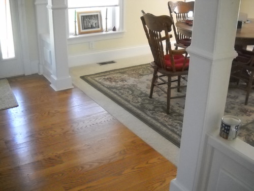 Should I match existing wood floors?