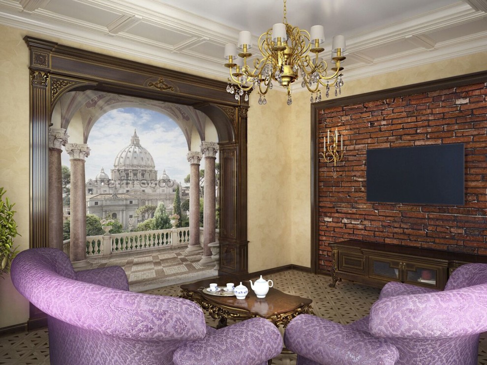 Интерьер гостиной в классическом стиле