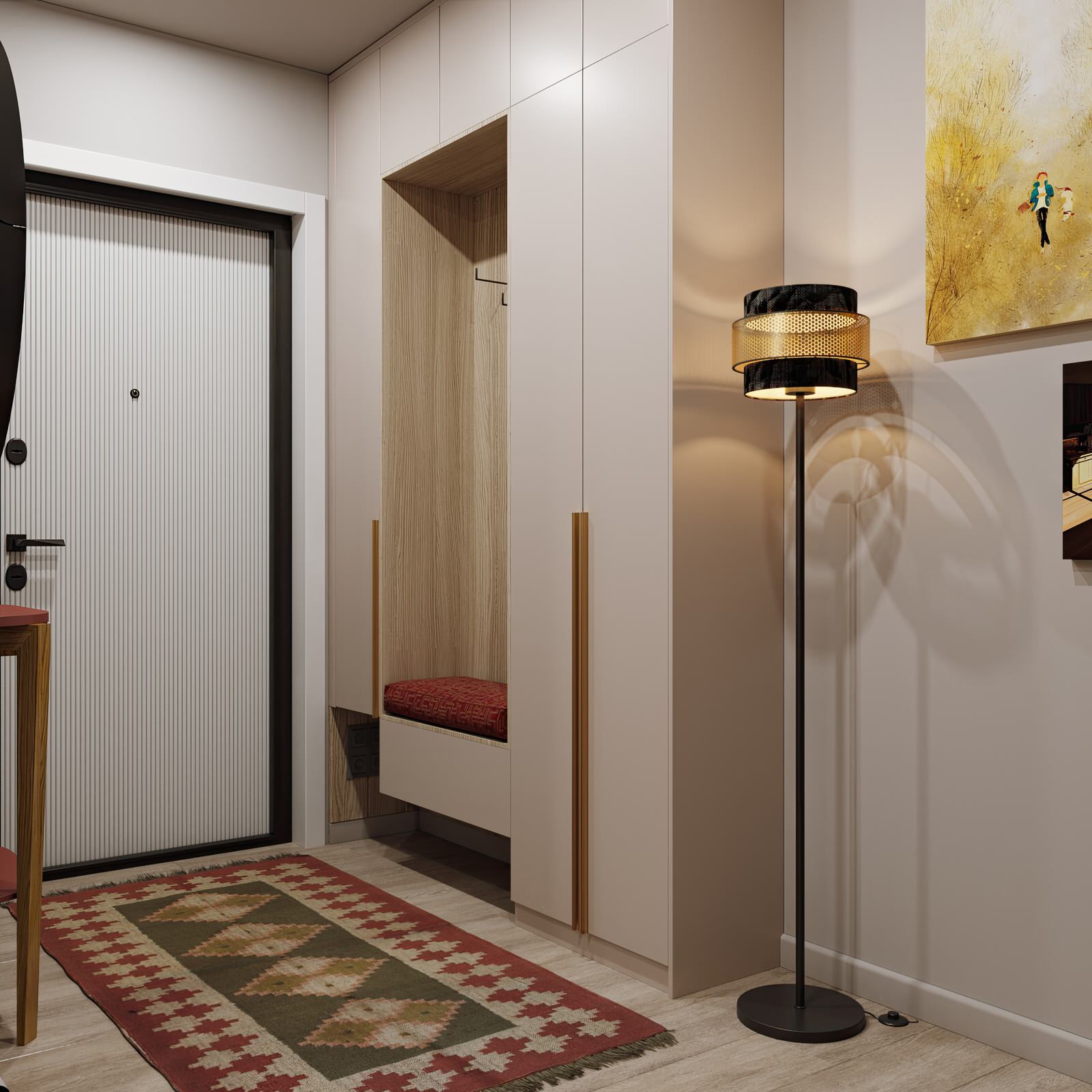 Прихожая в доме серии П-44