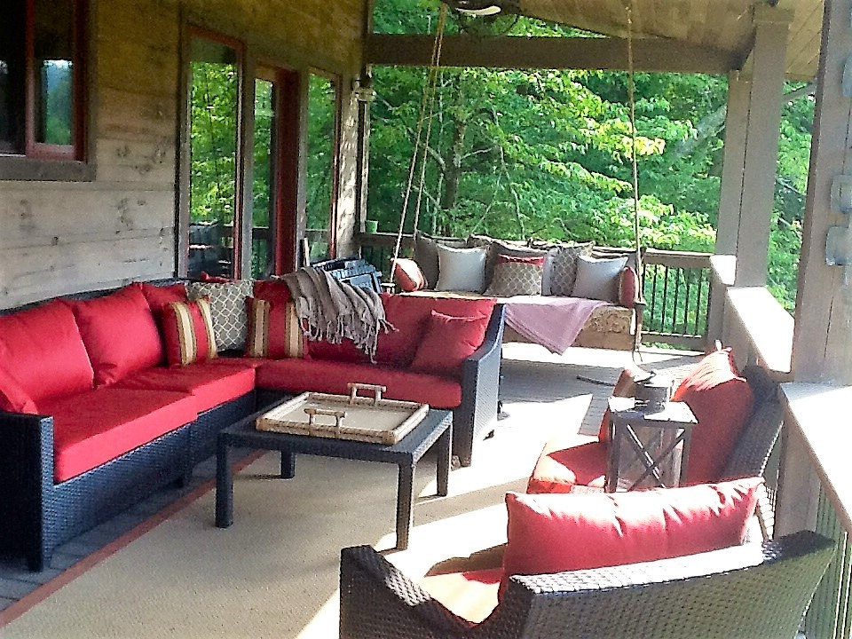 Cabin Outdoor Living Space