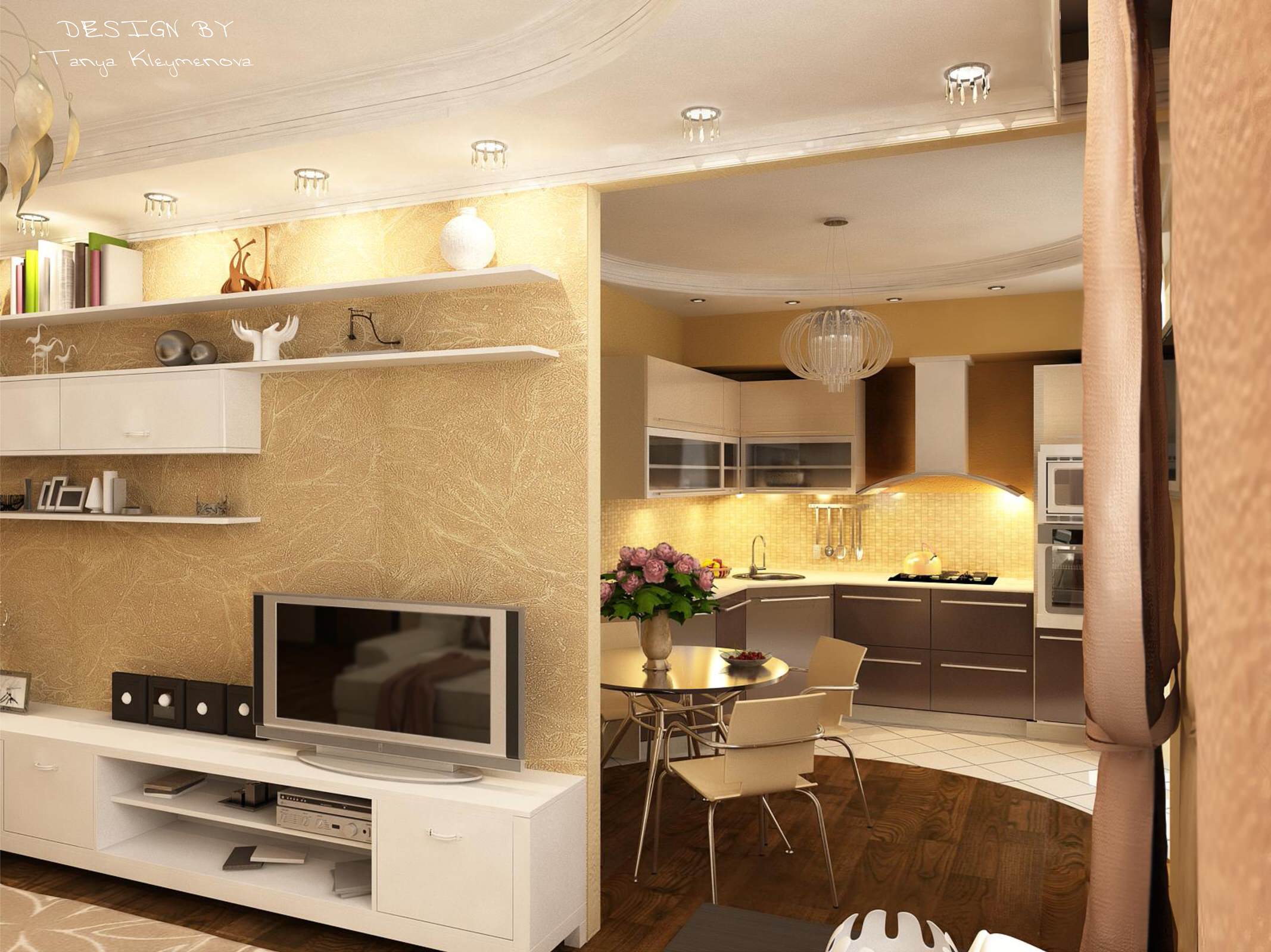 Теплый интерьер для теплых людей