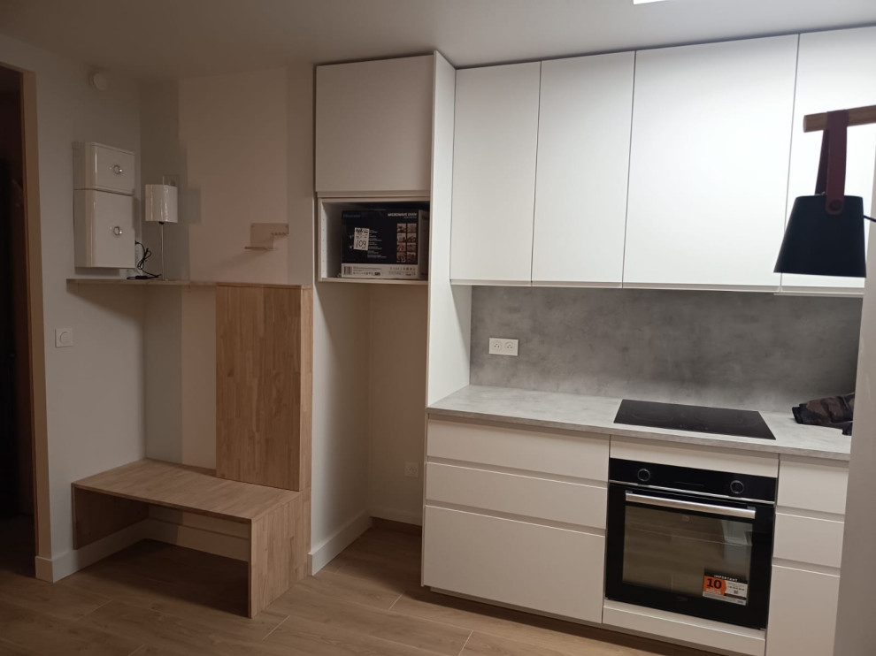 Rénovation d'un studio avec mezzanine