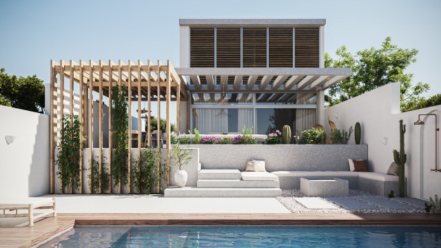 CASA EN MADRID A&J middelhavsstil-hus-og-facade