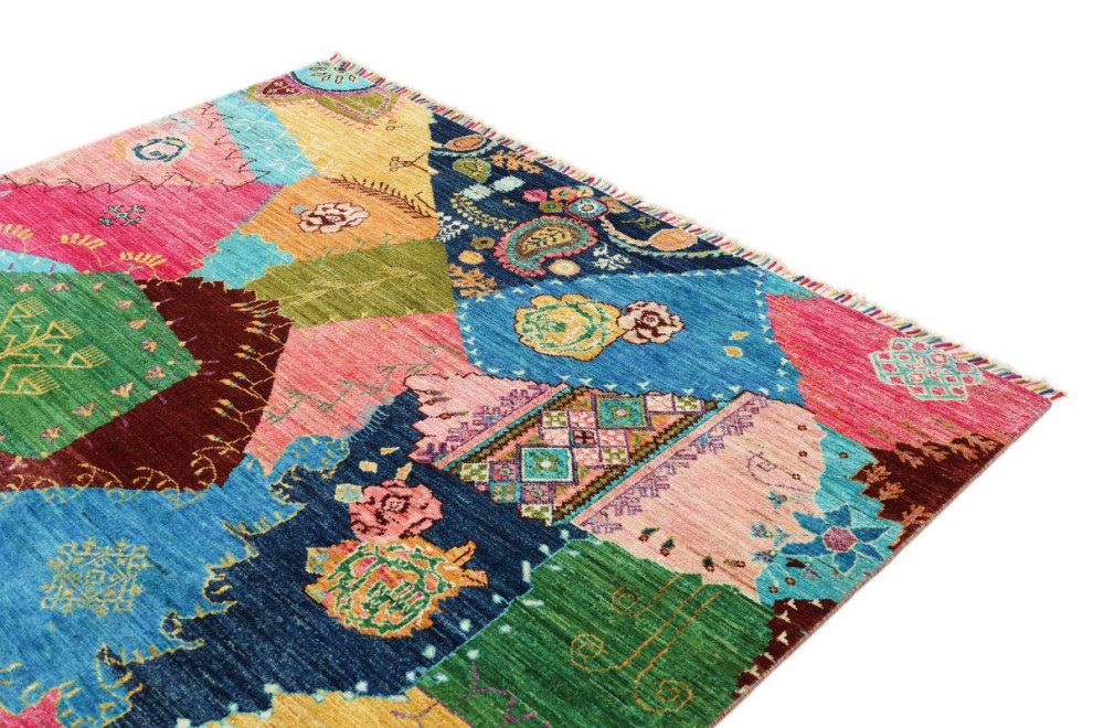 Oriental Rug Arijana Design 8'1"x5'5", 8'1"x5'5" Contemporary Area