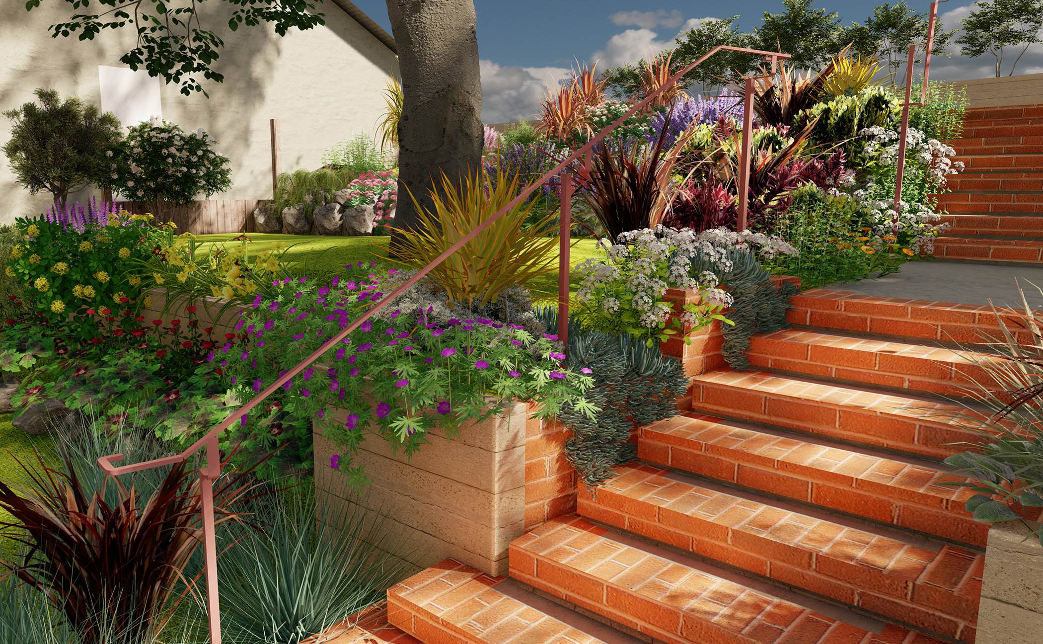 Terrace garden