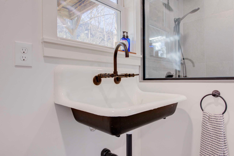Industrial Bathroom Remodel - Shelburne Falls, MA