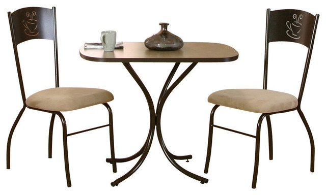 Cramco Java 3 Piece Bistro Set Transitional Dining Sets Cramco Java 3 Piece Bistro Set