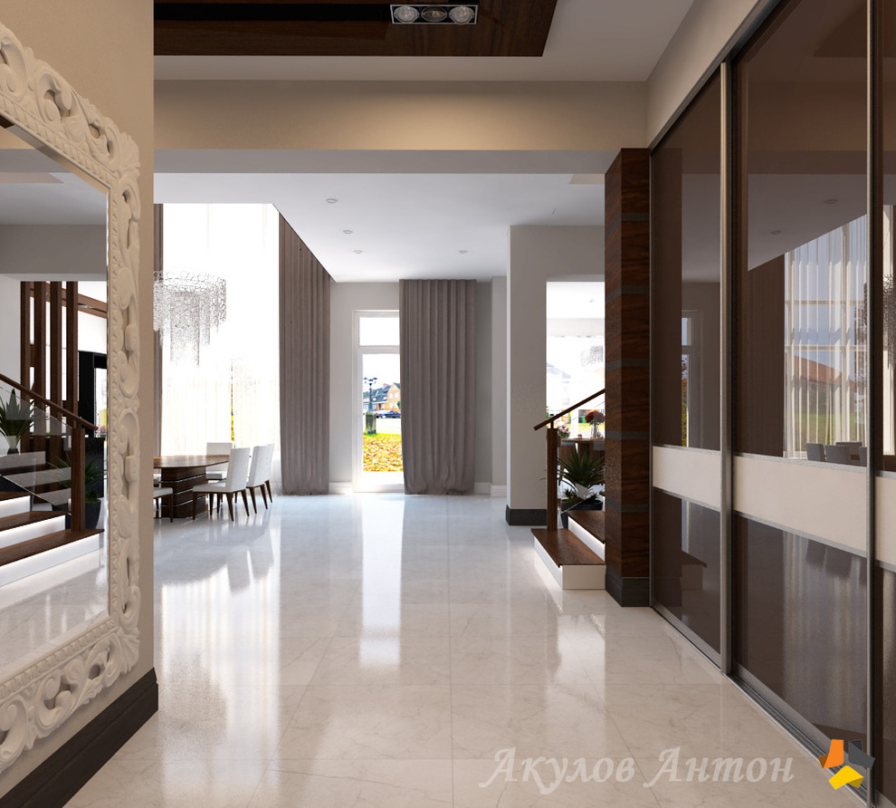 Дизайн-проект интерьера коттеджа 250 кв.м.