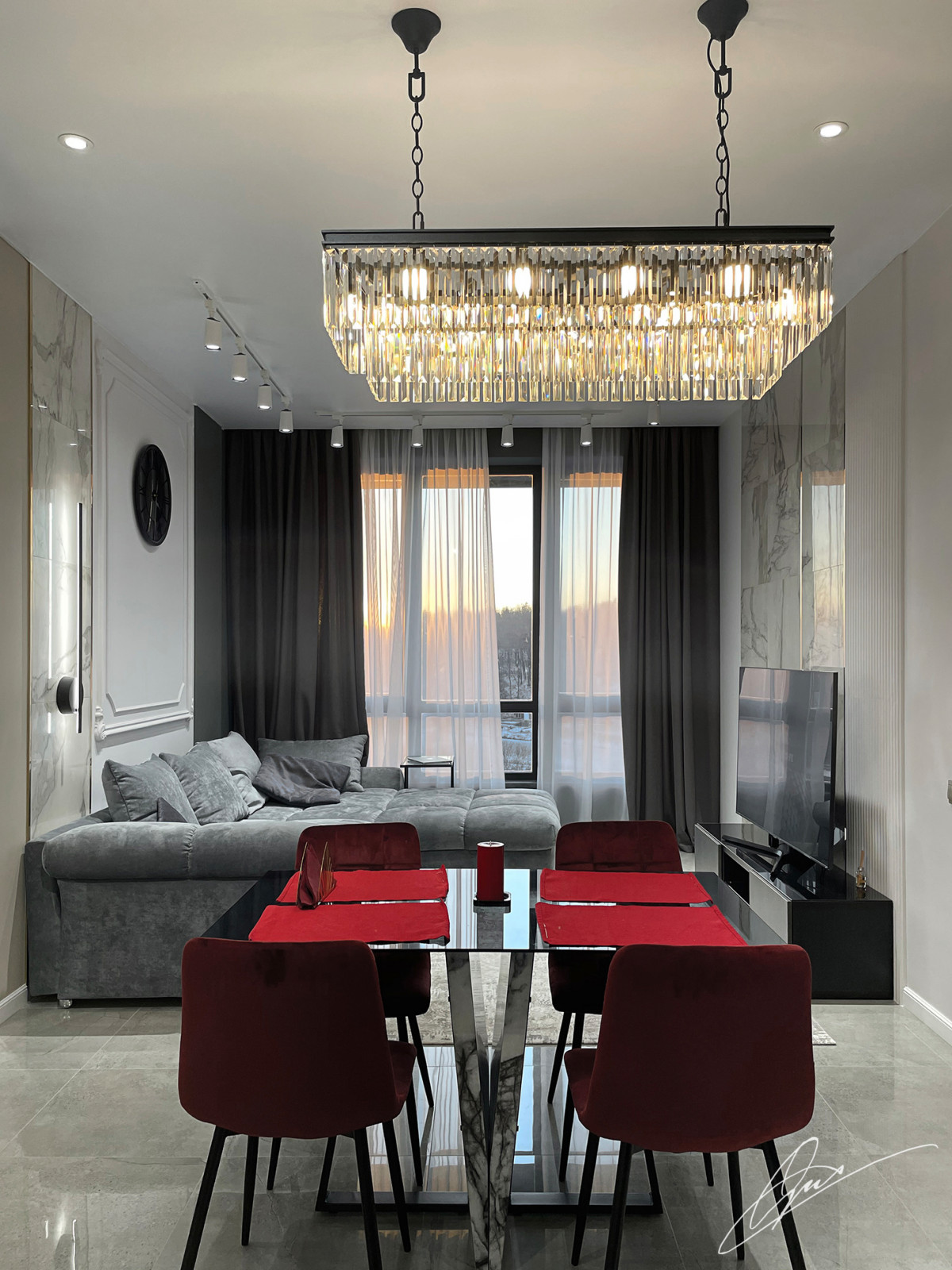 Реализация трёхкомнатной квартиры в ЖК "Олимпийская Ривьера" в г. Новогорск