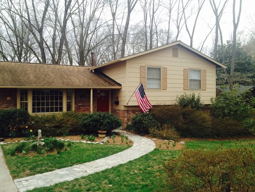 Tan House update: paint deck, shutters and mullions black?