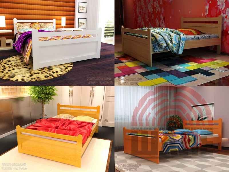Кровати из массива сосны