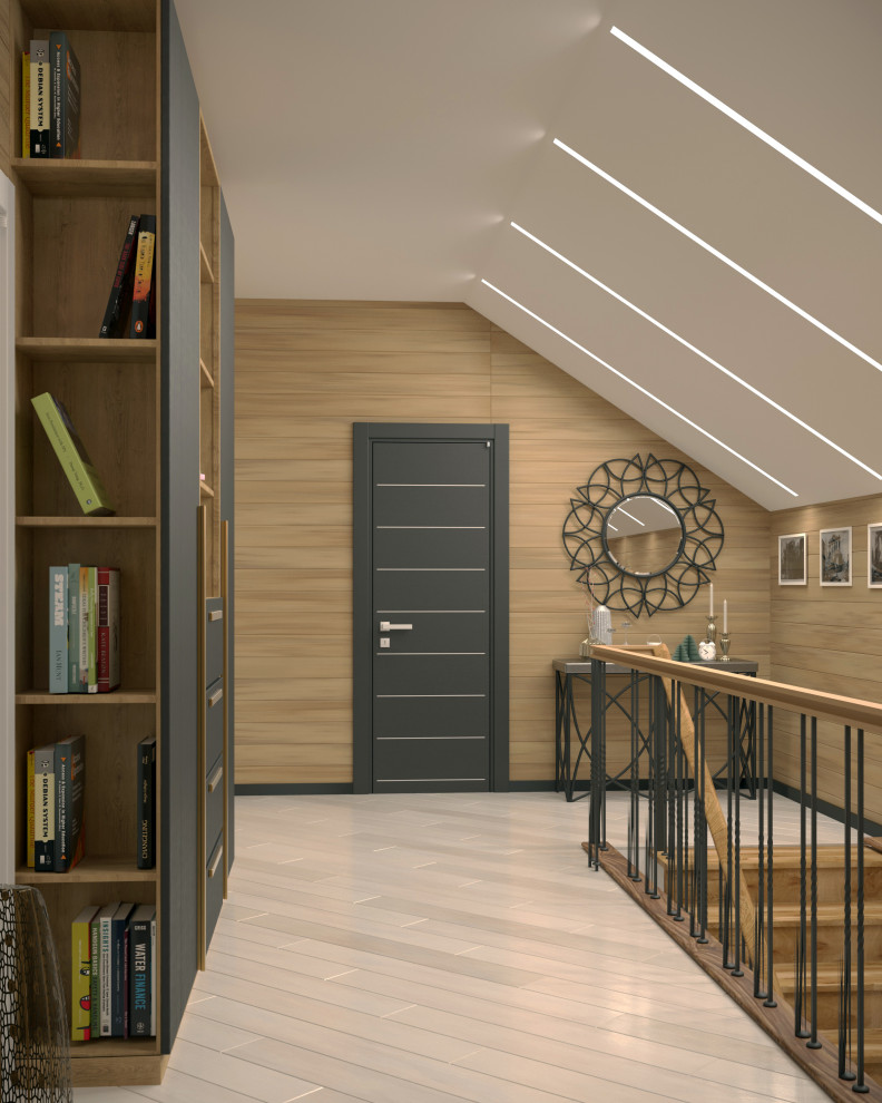 Интерьер жилого домас мансардой,г. Бор