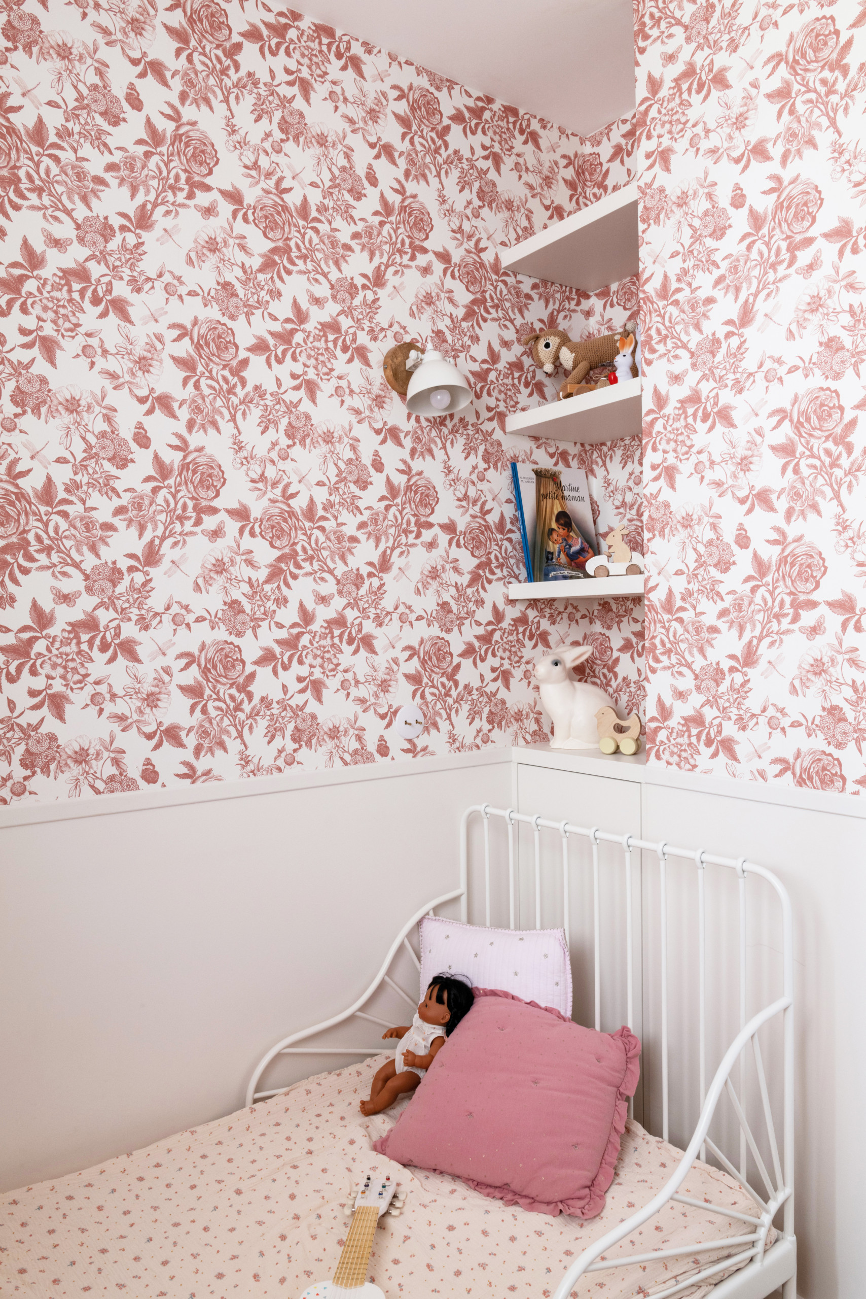 75 photos et idées déco de chambres d'enfant avec un mur rose - Février  2024 | Houzz FR