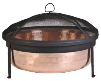 Hand Hammered 100% Copper Fire Pit Tub