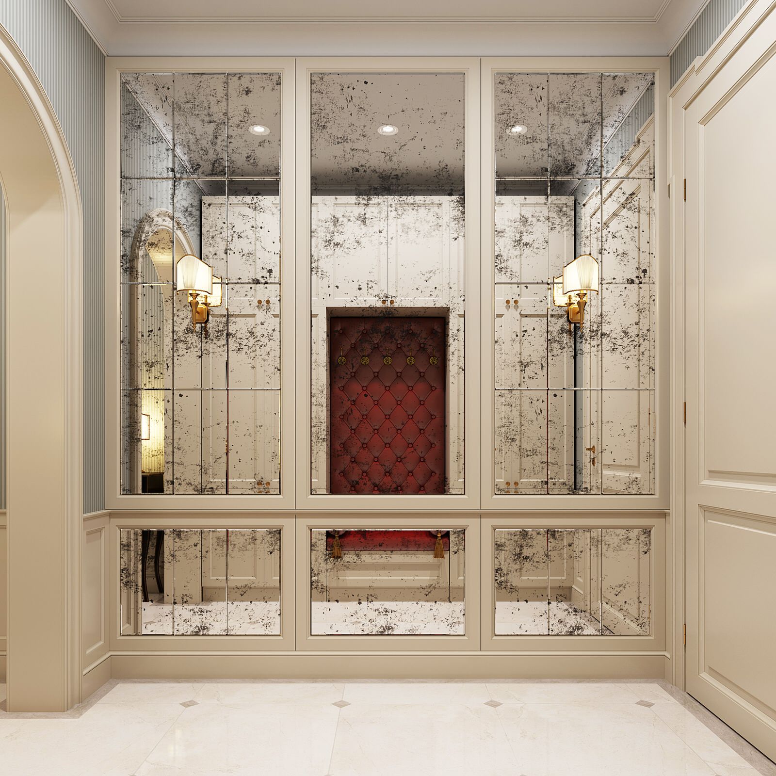 Прихожая в классическом стиле