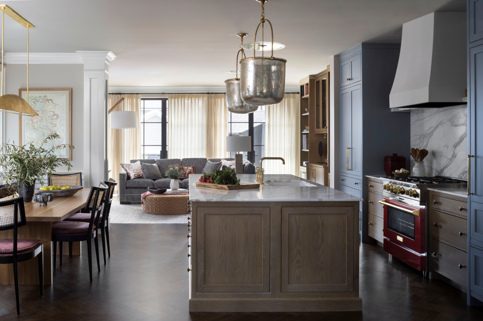 Example of an eclectic home design design in Denver