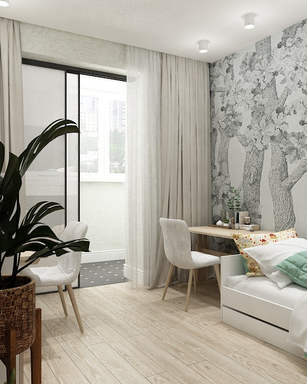 Квартира "Морской бриз" в стиле сканди 90 кв.м. в