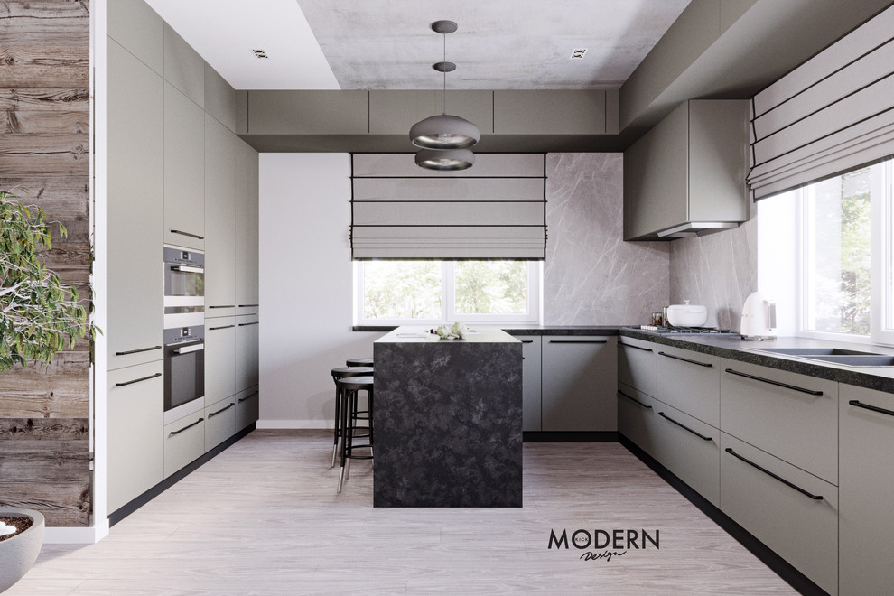 Кухня-Гостиная|Проект дома для молодой семьи.