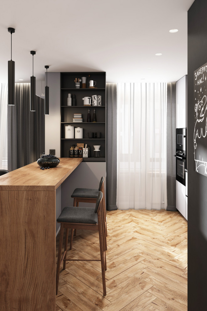 Минималистичная современная гостиная