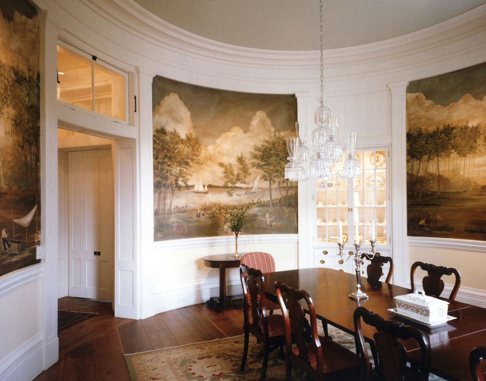 PlantationStyle Southern Estate Traditional Dining Room Atlanta