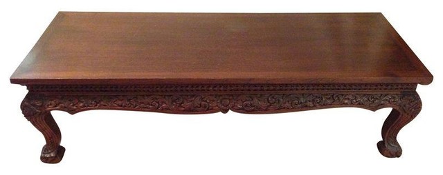 Antique Thai Teak Coffee Table Tables By Chairish Antique Thai Teak Coffee Table