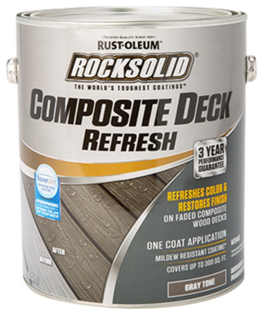 Rust-Oleum 350007 RockSolid Composite Deck Refresh, 1 Gallon