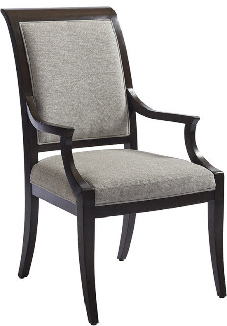 Kathryn Upholstered Arm Chair - Gray