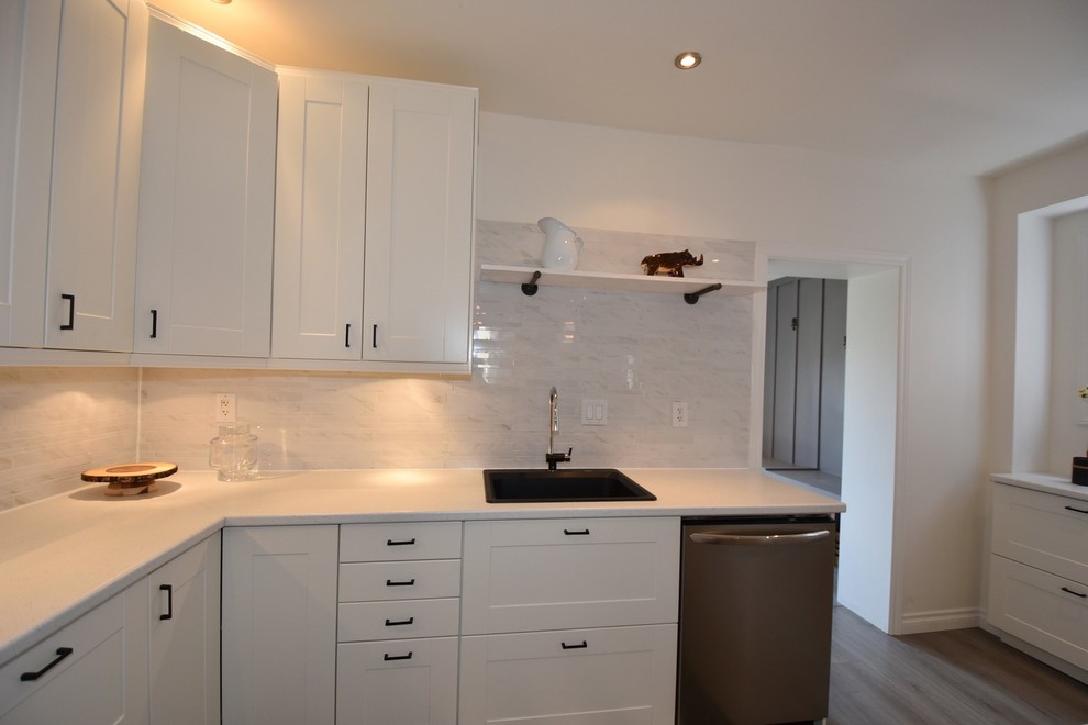 Kitchen - transitional kitchen idea in Toronto