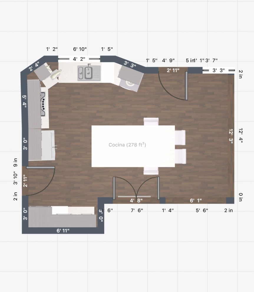 Floor plan & Rendering 3D