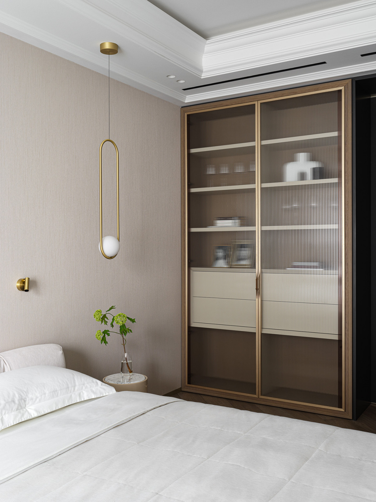 Реализация мебели в проекте в стиле "Тихой роскоши"