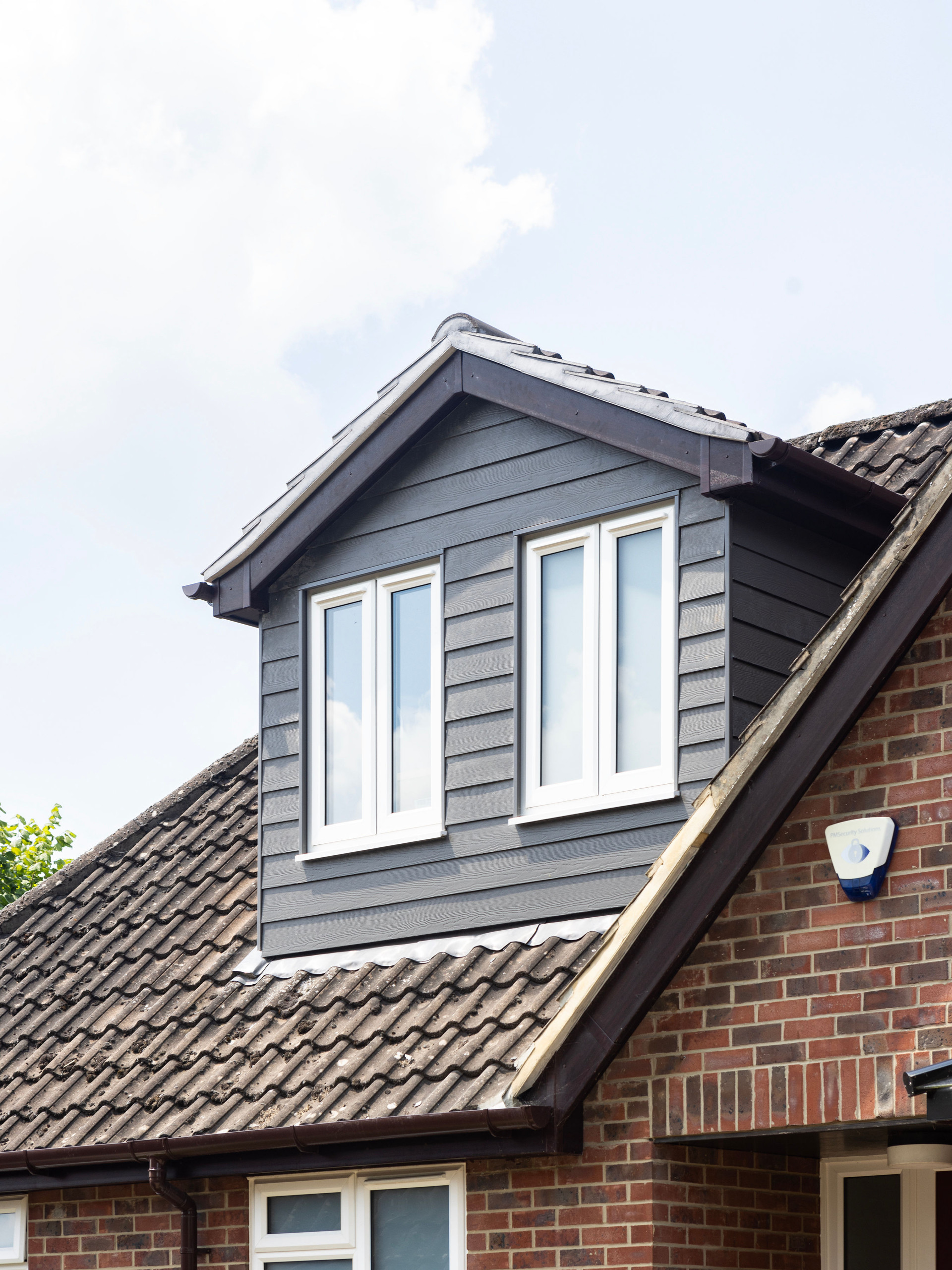 External view of dormer