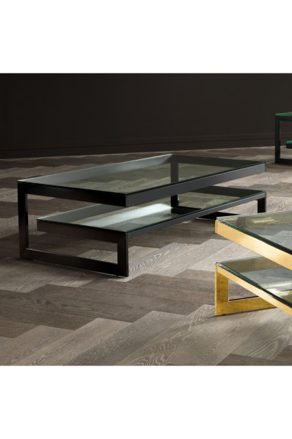 Two Level Rectangular Coffee Table | Eichholtz Gamma - Transitional ...